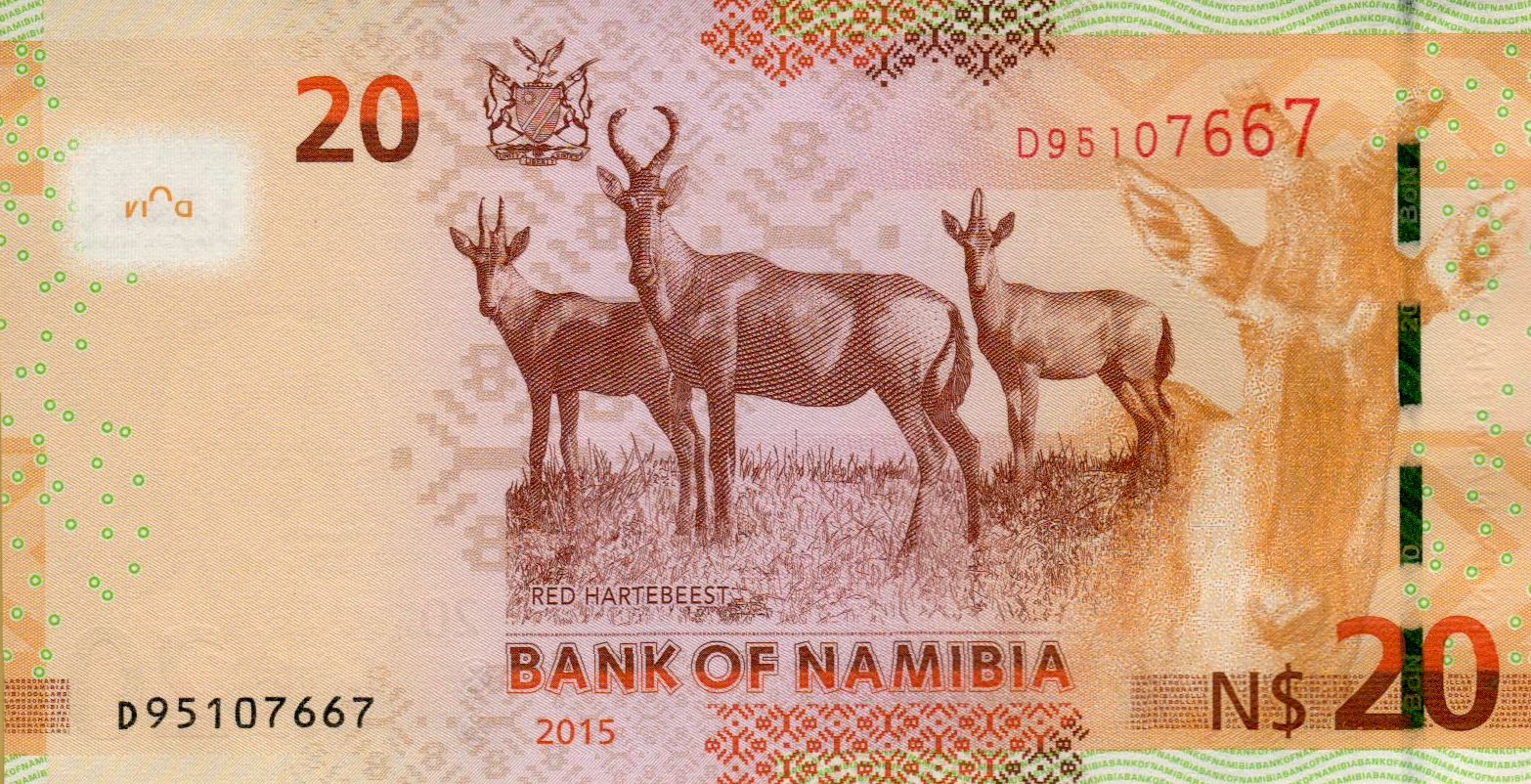 Namibia 20 2015 UNC P-17/a